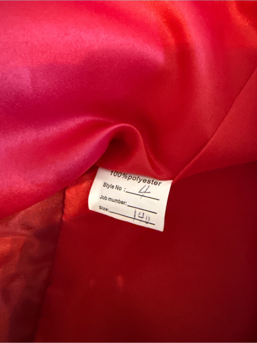 Girls' Party Dress Solid Red Color Sleeveless Performance Wedding - Picture 10 of 12
